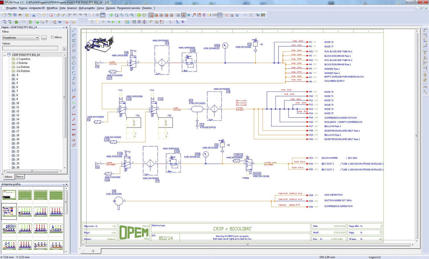 Valve package with network system
