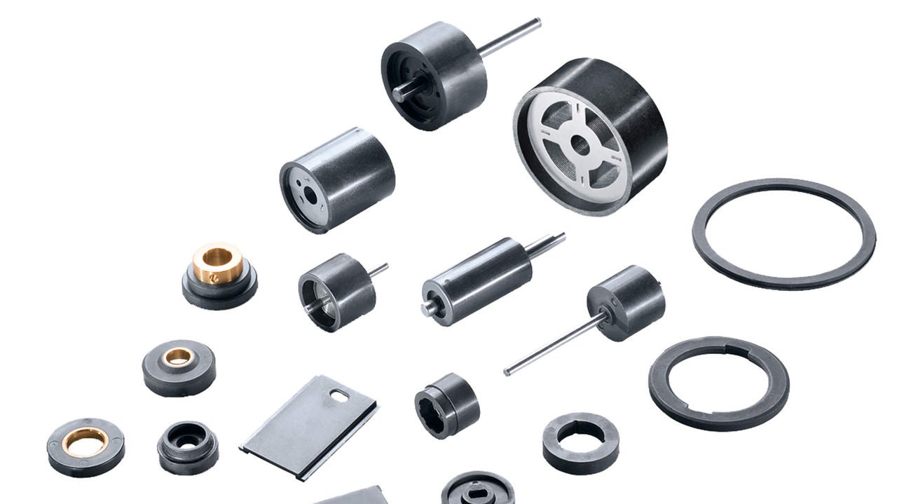 plastic-bonded injection-moulded magnets