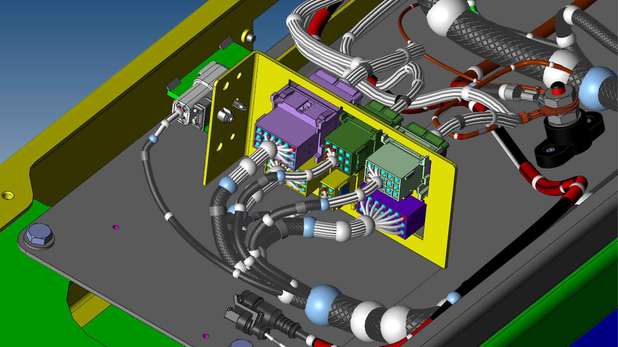 bomag design wire harness  