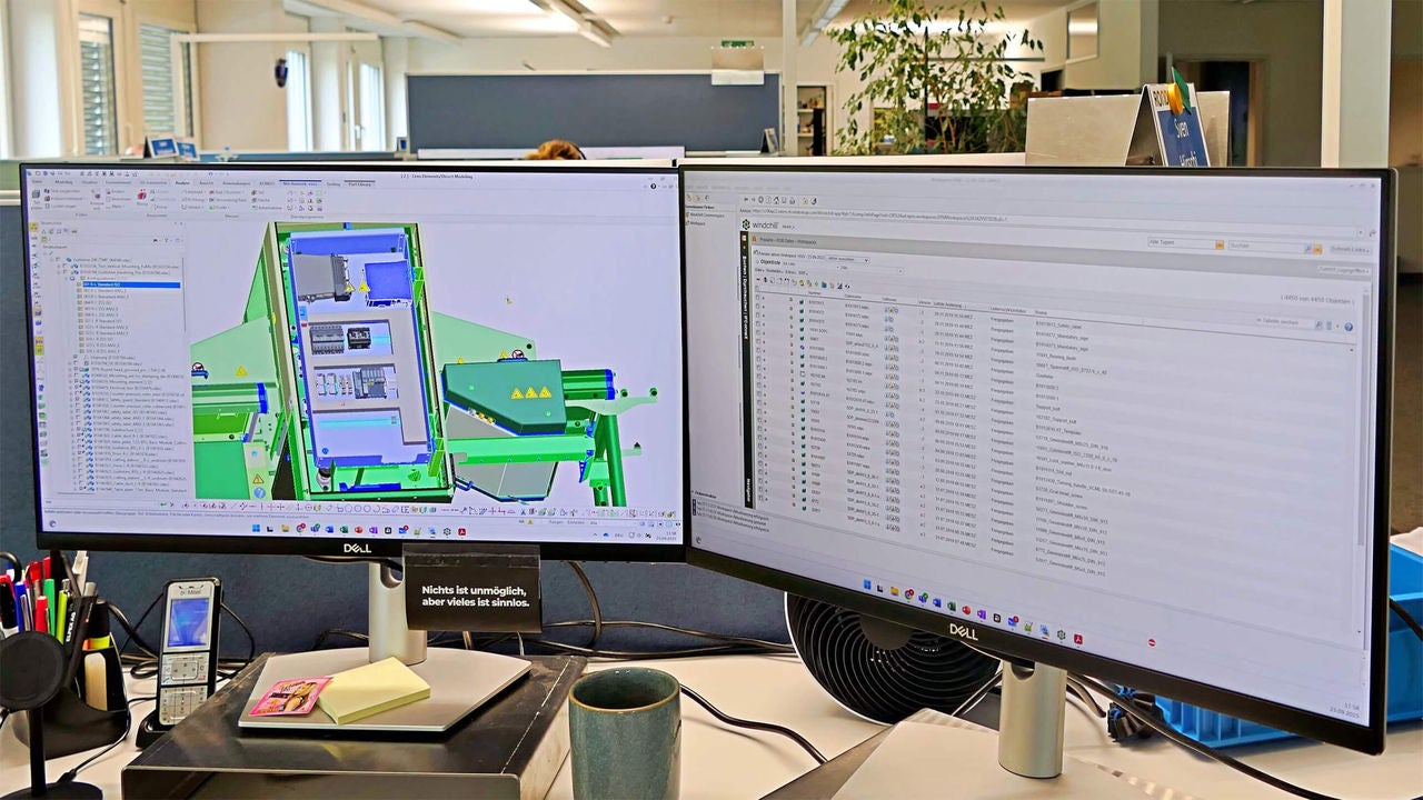 Workstation in the engineering department