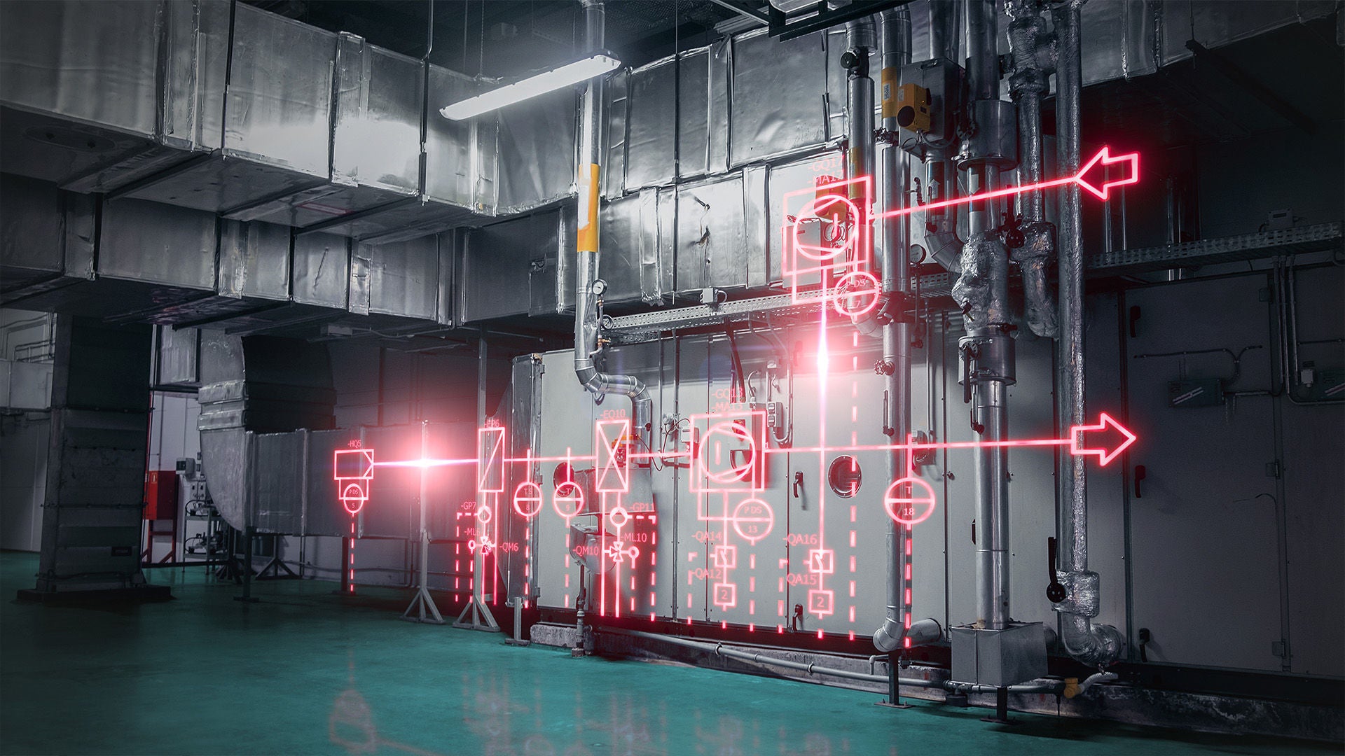 Overview and standardised documentation for heating, ventilation, air conditioning and security systems.