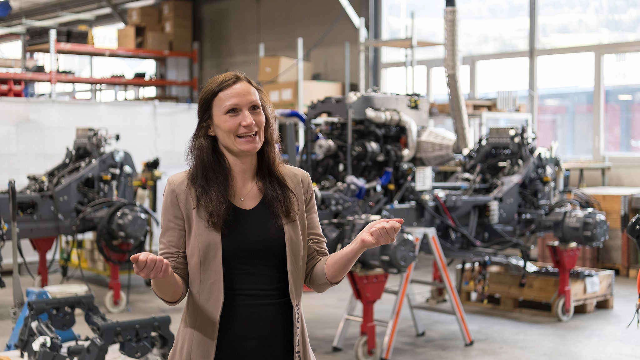 Theres Beutler-Knüsel, Managing Director of Rigitrac Traktorbau AG