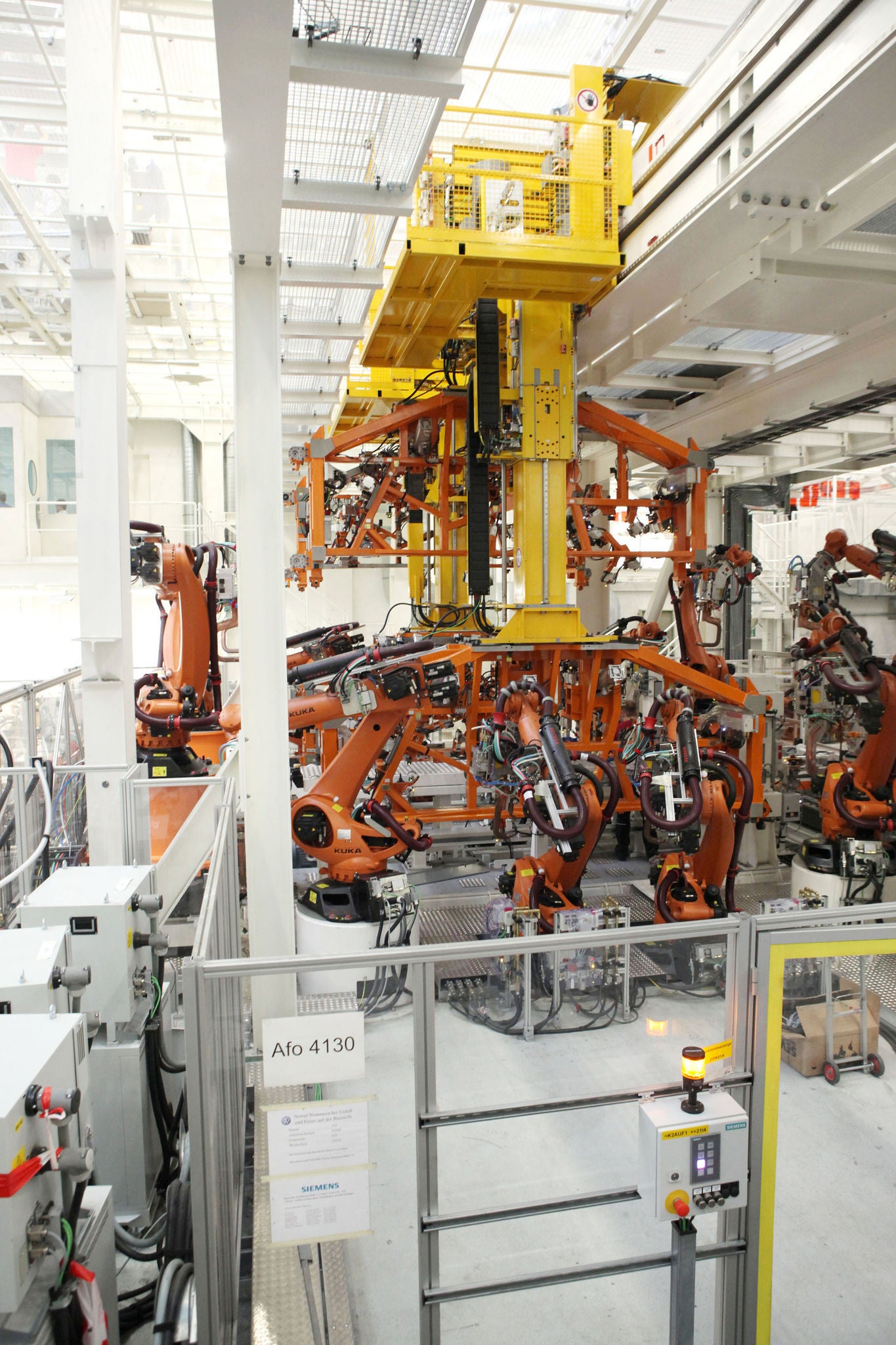 volkswagen automation in production