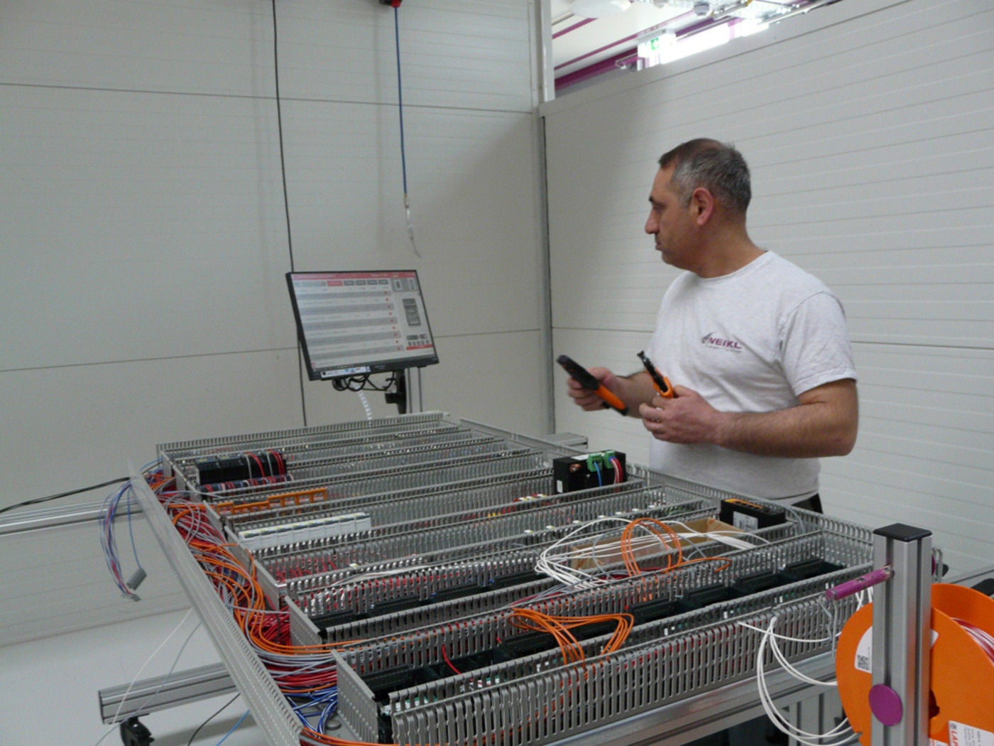 Individual wiring steps