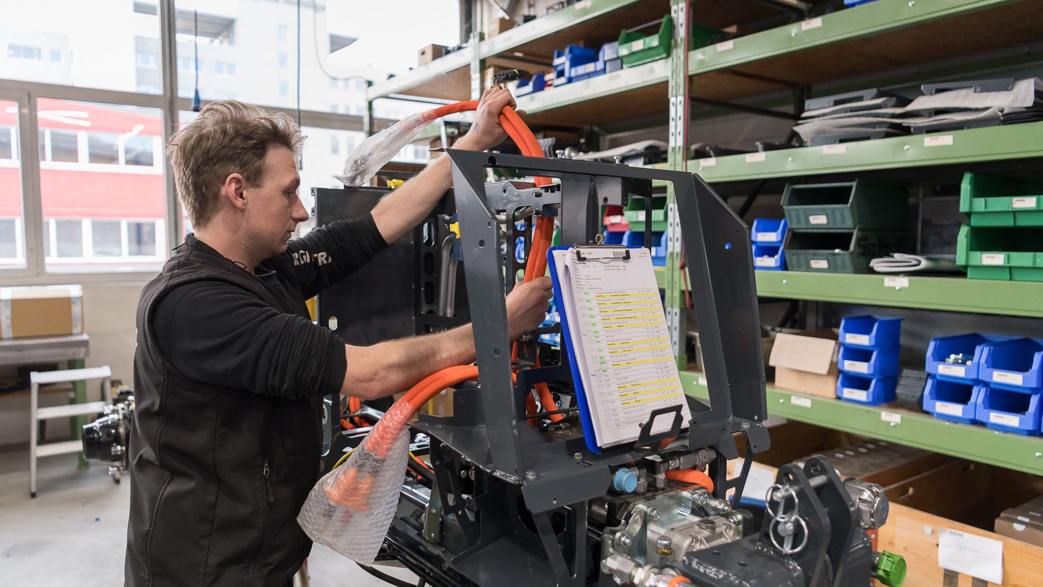 Matthias Vogel, an electrical engineer at Rigitrac, relies on Eplan Harness proD
