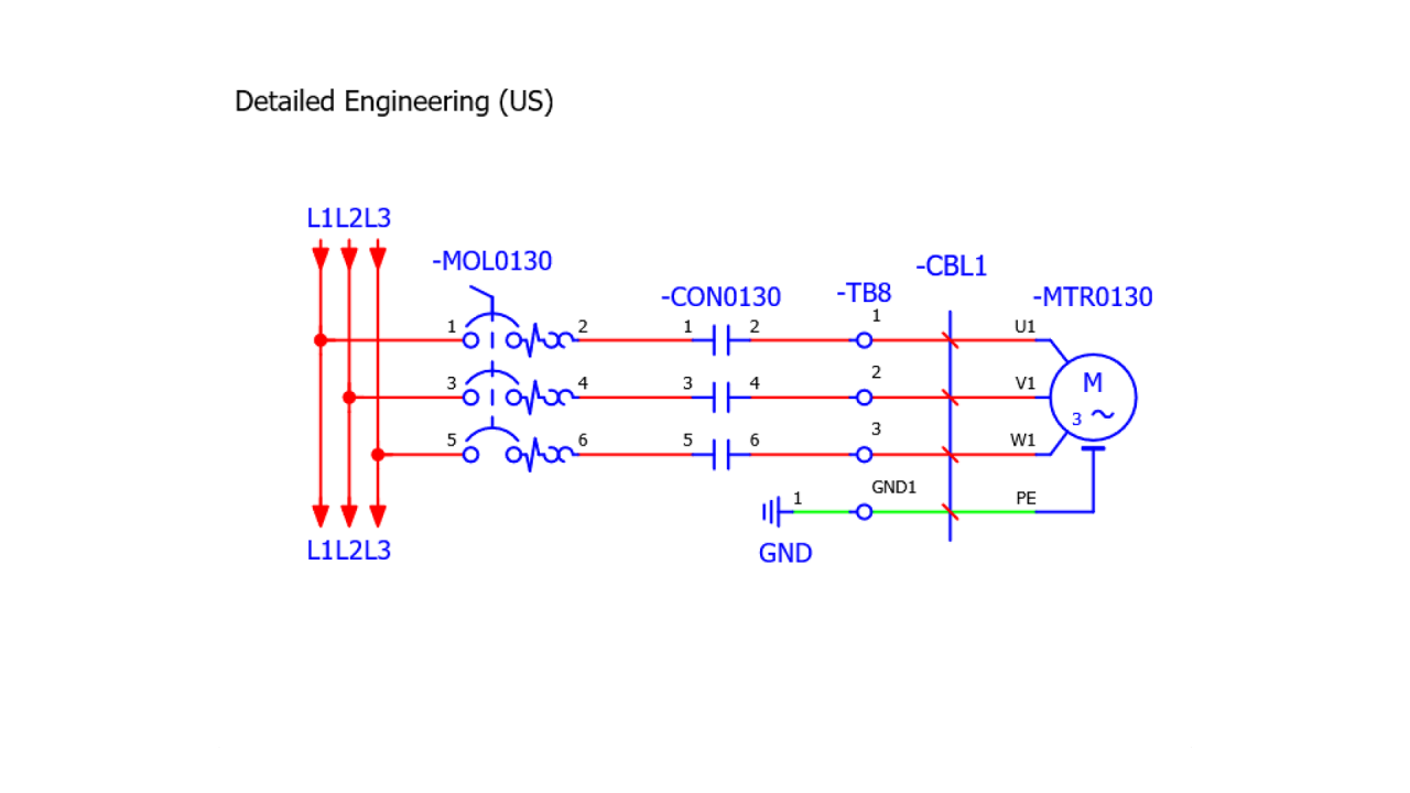 High end electrical schematics