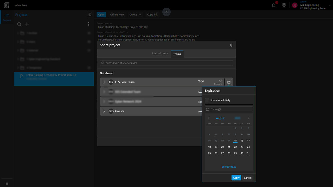 与预定义人群共享