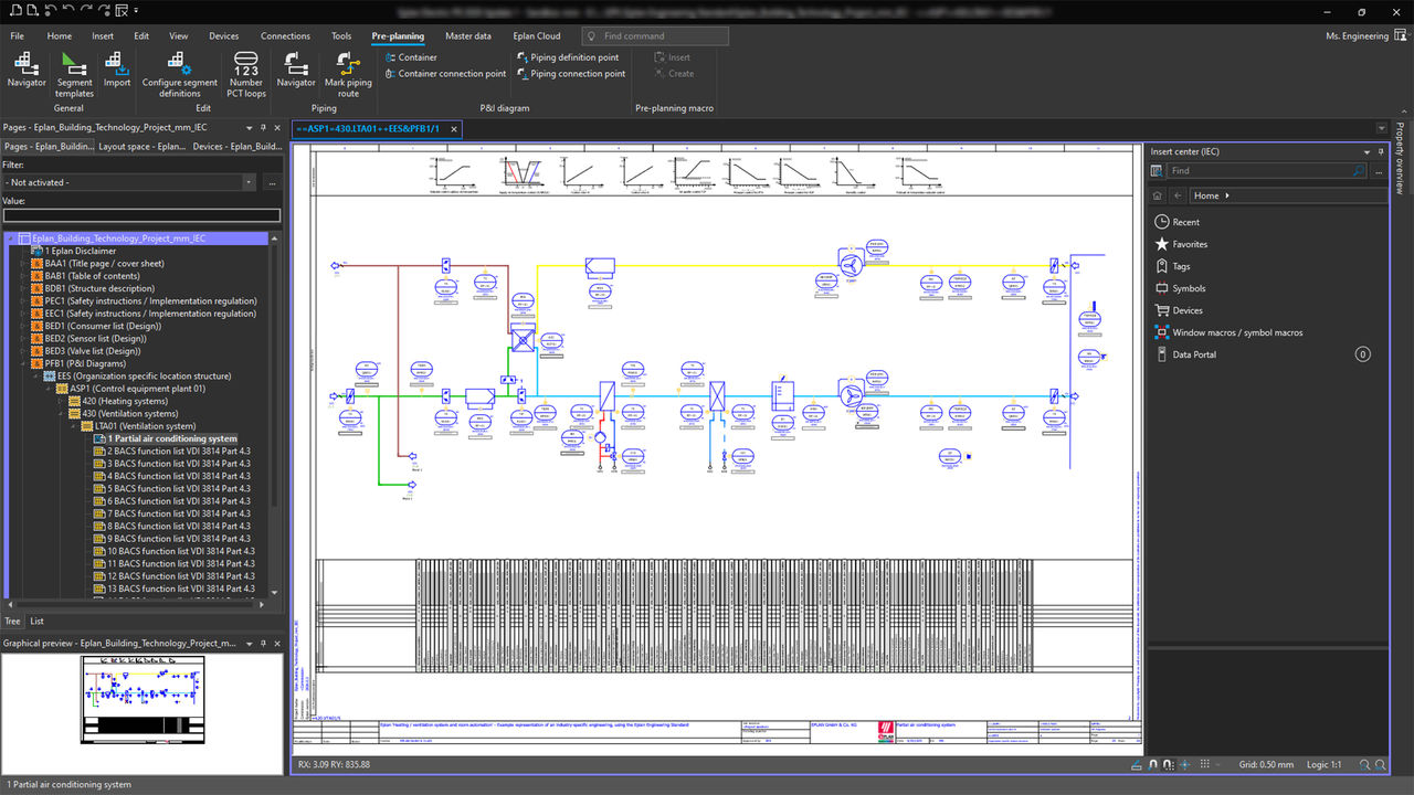 Eplan Preplanning：通风机组